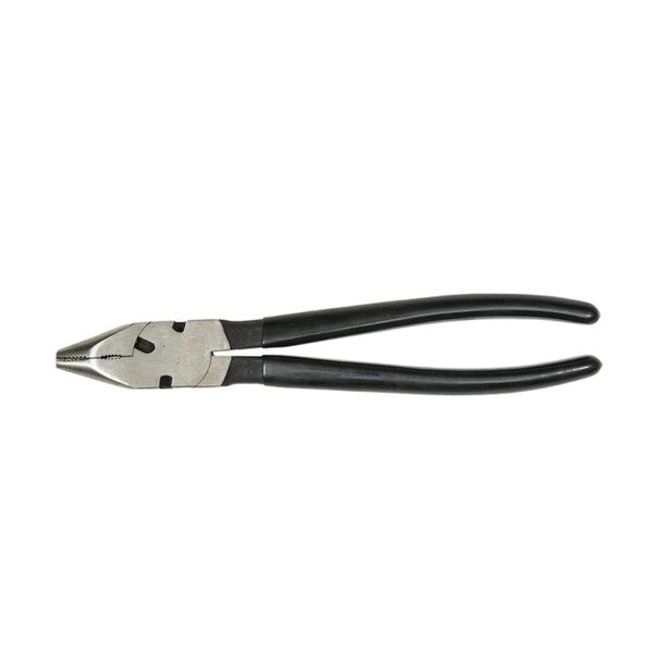 Tinkertools 10 in. Round Nose Head Fence Pliers, Forged Steel Handles TI2683080 - main