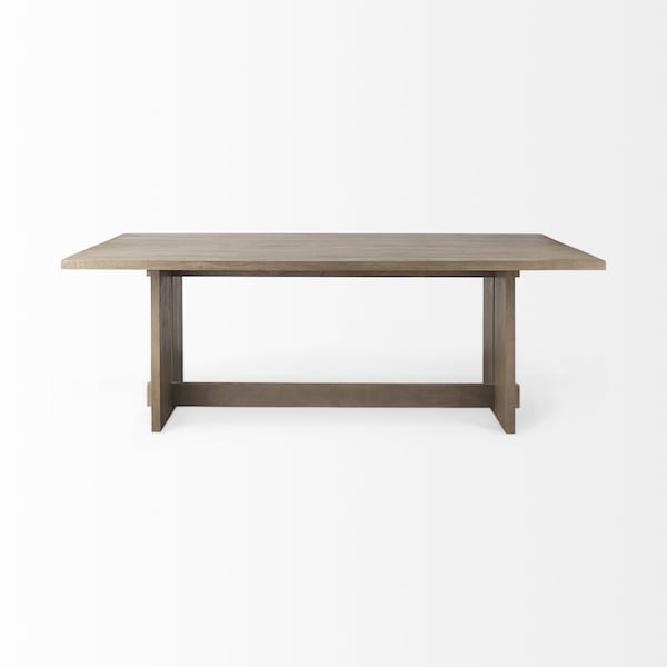 Homeroots 84" Taupe Dining Table 397608 - main