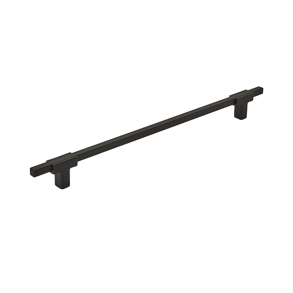 Amerock Urbanite 10-1/16 in 256 mm Center-to-Center Matte Black/Matte Black Cabinet Pull BP778256MBMB - main