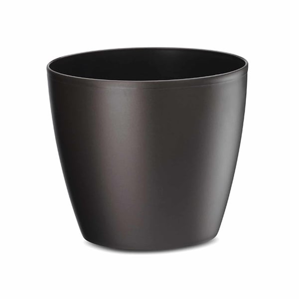 Crescent Garden Eva 18" Round Houseplant Pot - No Drain Hole, Fudge AZ011872 - main