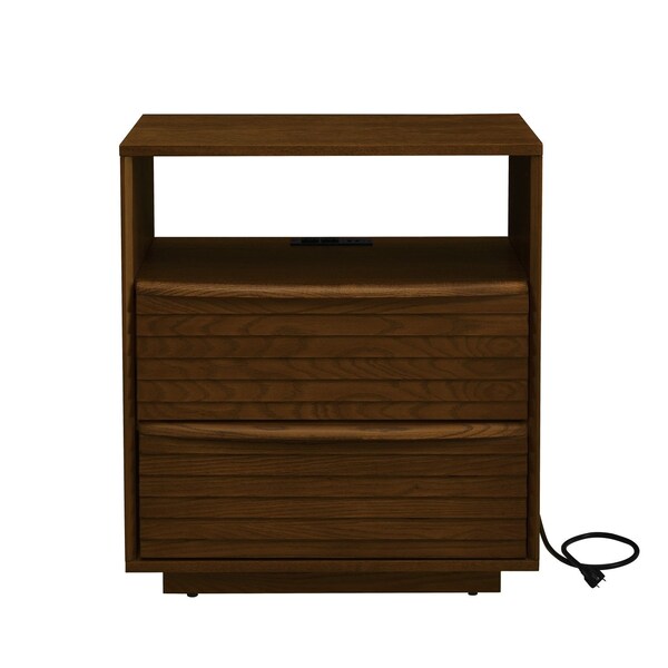 Homeroots 23" Brown Wood Accent Cabinet 691674 - main