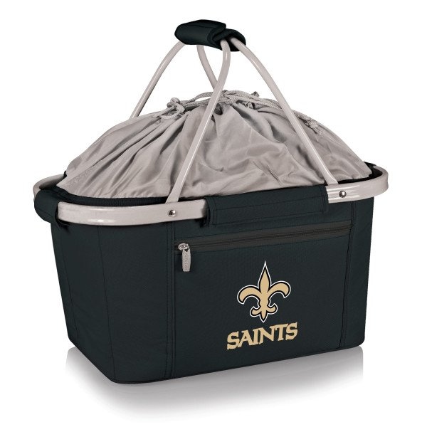Picnic Time Family Of Brands NFL New Orleans Saints - Metro Basket Collapsible Cooler Tote 645-00-175-204-2 - main