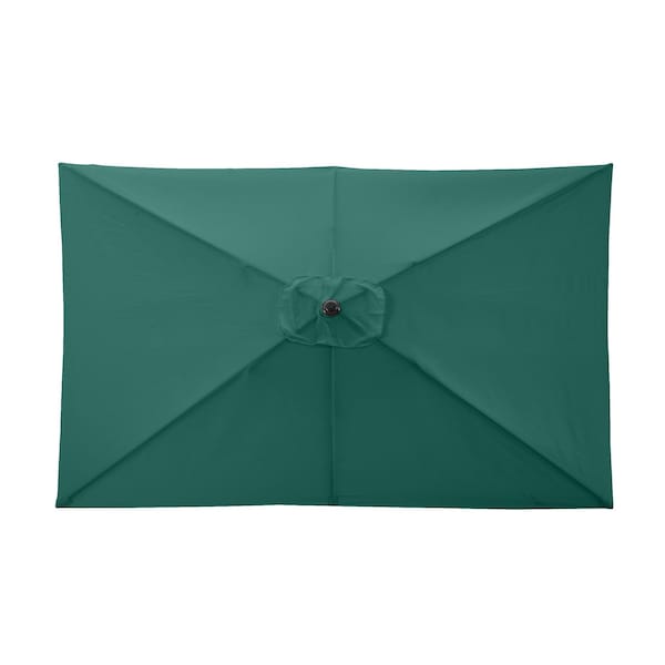Pure Garden 10 Rectangular Patio Umbrella, Green 50-LG1278 - main