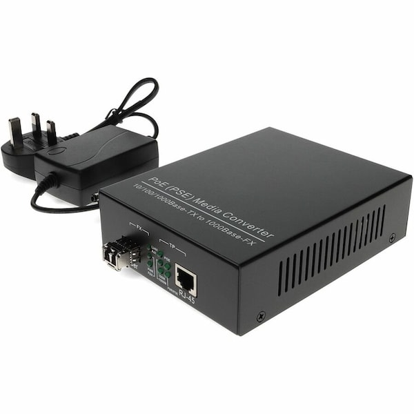 Add-On 10/100/1000BASE-TXRJ-45 TO 1000BASE-SXLC MMF 850NM 550M POE MINI MEDIA ADD-GMC-SX-LC-POE-UK - main