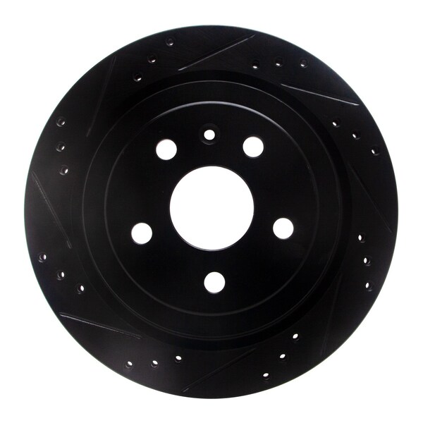 Dynamic Friction Co DFC Brake Rotor - Drilled and Slotted - Black 633-46024L - main