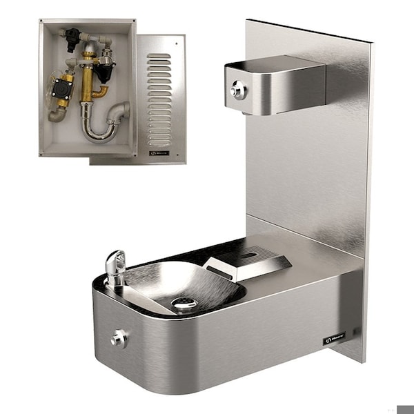 Haws ADA Outdoor Freeze-Resistant Vandal-Resistant Fountain and Bottle Filler 1109FRP - main
