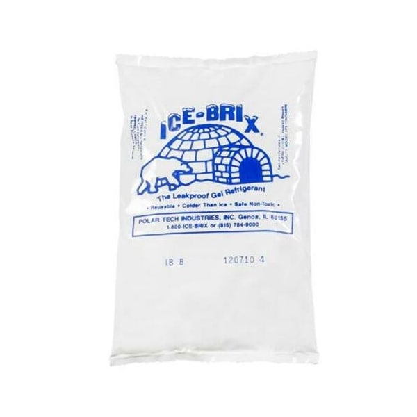 Ice-Brix Ice-Brix Cold Packs, 6" x 4" x 3/4", White, 36/Case IB8BPD - main