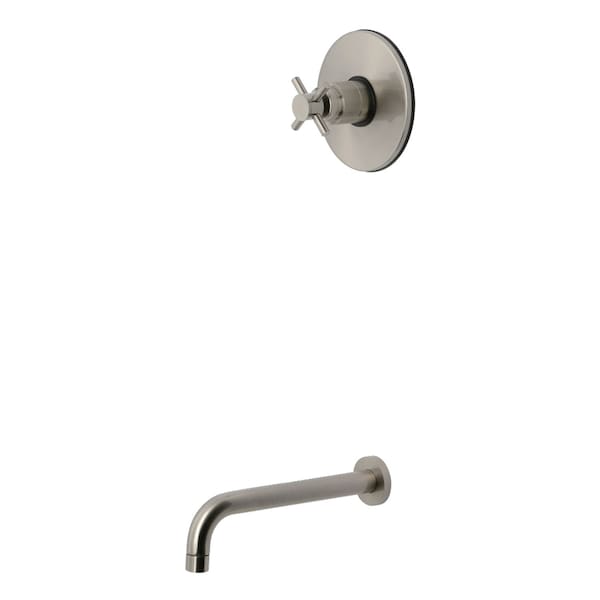Kingston Brass Single-Handle Pressure Balanced Tub Faucet, Brushed Nickel KB6338DXTO - main