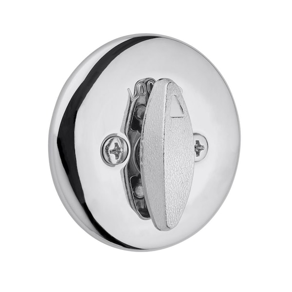 Kwikset One Sided Turn Deadbolt with 2-3/8in RCL Latch and Dual RCS and 5303 Full Lip Strike K3 Bright 663-26.DS - main