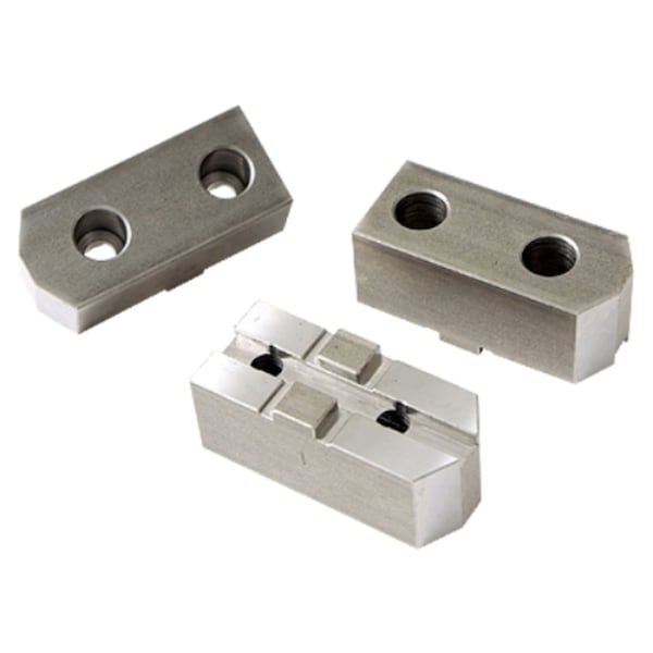Taiki Taiki 6" Tongue & Groove Steel Soft Jaw 3 Piece Set 3900-4756 - main