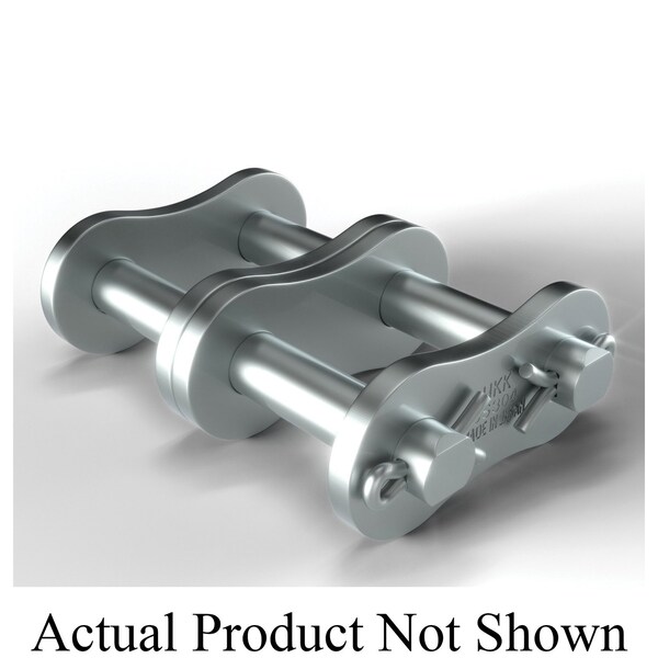 Hkk Chain Spring Clip Connecting Link, 80-2 chain, 1 in Pitch, 0.312 Dia Pin, 304 SS SR080SCL2 - main