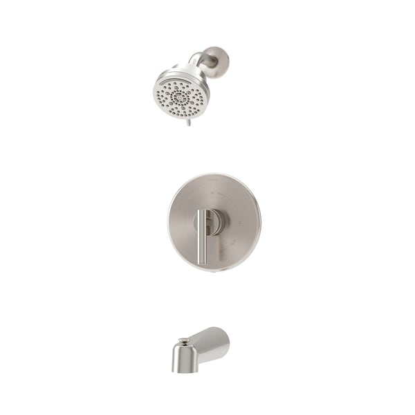 Symmons Dia HydroMersion Multi Spray Single Handle Tub and Shower Faucet Trim Kit (Valve Not Included) 3592BSTN15TRM - main