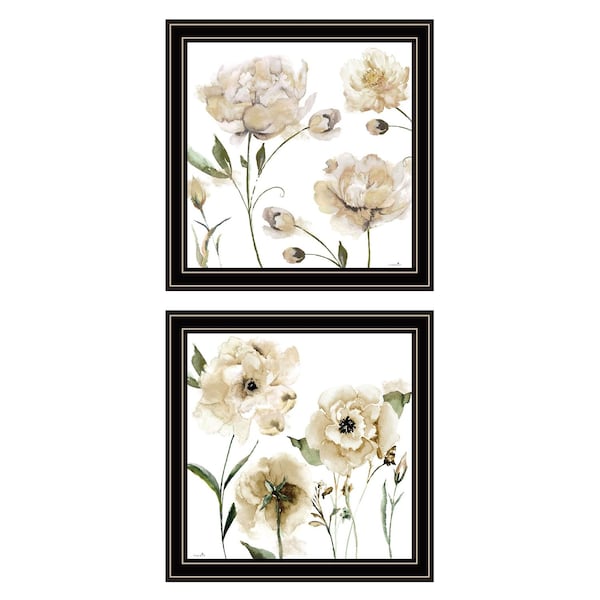 Homeroots Set Of Two Brittany I and Sea II 2 Black Framed Print Wall Art, 2PK 408068 - main