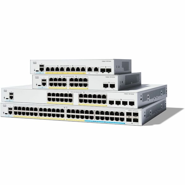 Cisco Catalyst 1300 8-port GE, Full PoE, 2x1G Combo C1300-8FP-2G - main