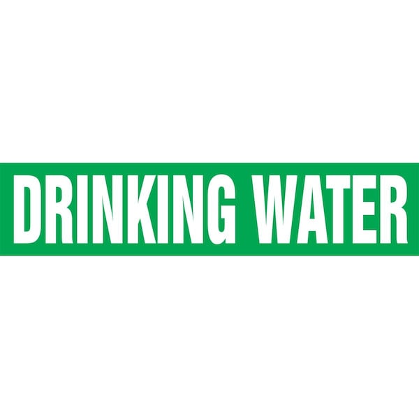 Accuform ASME ANSI PIPE MARKER DRINKING RPK299SSH - main