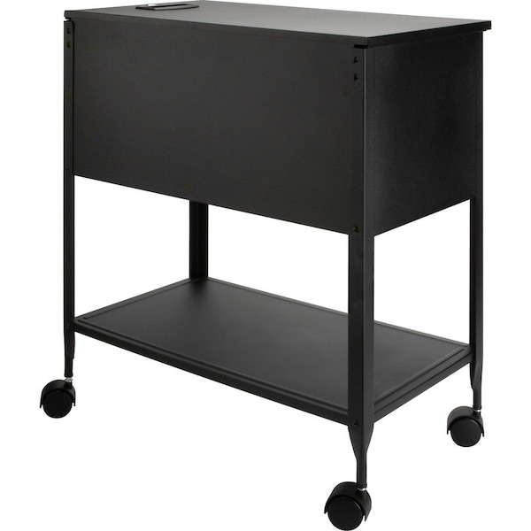 Lorell Black, 13.5" W, 28.3" L, 24.8" D LLR60177 - main