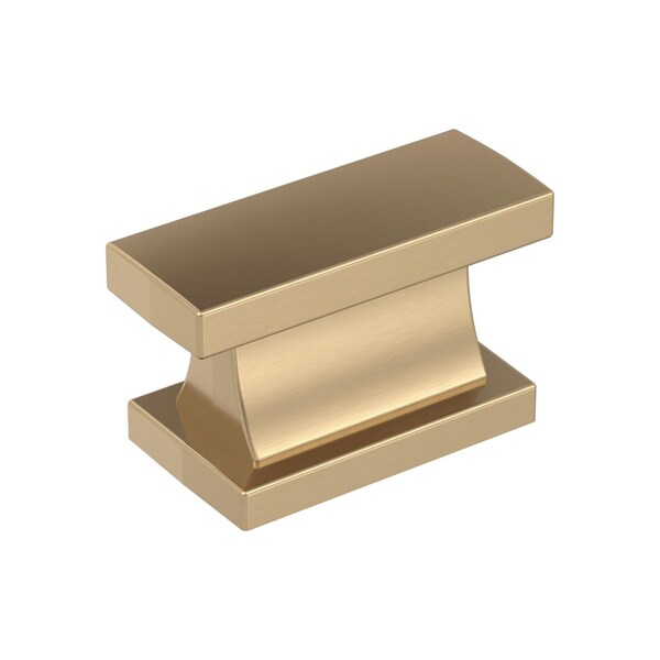 Amerock Socle 1-7/16 inch (37mm) Length Champagne Bronze Cabinet Knob, 10PK 10VMP37023CZ - main