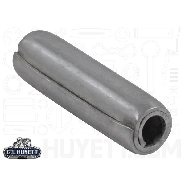Huyett Coiled Spring Pin, Standard Duty, Zinc Plated High Carbon Steel, 0.250 in Dia x 0.875 in Length SPCZ-250-0875 - main