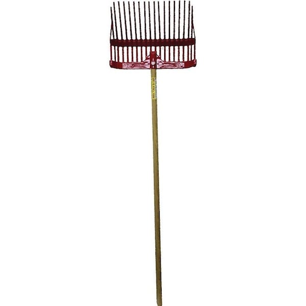 Fortex Fortiflex 1308102 Stall Fork, Plastic Tine, Polycarbonate Handle, Red SDF-18 RED - main