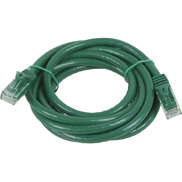 Monoprice FLEXBOOT CAT5E 24AWG CABLE_ 7FT GREEN 11384 - main