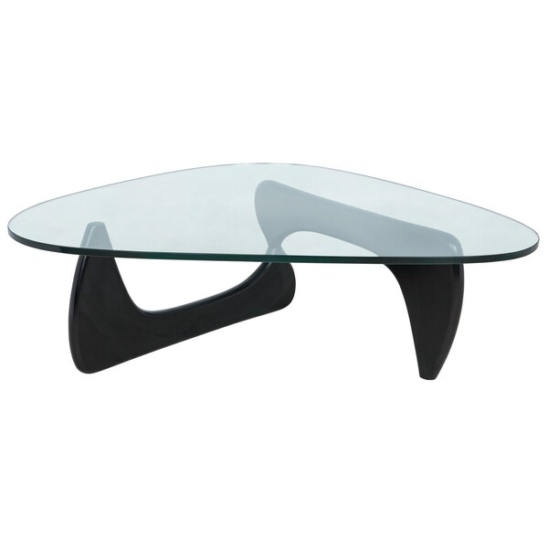 Leisuremod Imperial Triangle Coffee Table, Black NG52BL - main