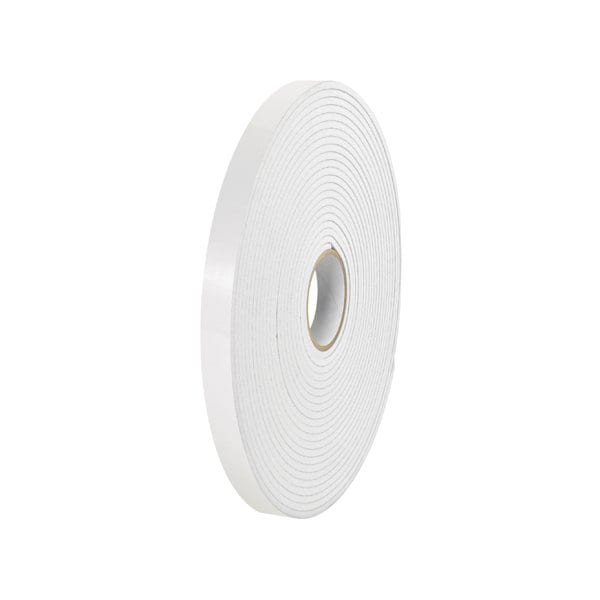 Tape Logic 3/4'' x 36 yds. 1/16'' White Tape Logic Removable Double Sided Foam Tape, 16PK T954590 - main