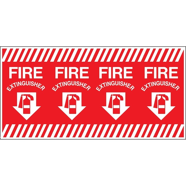 Accuform FIRE EMERGENCY COLUMN MARKER LFXG426 - main