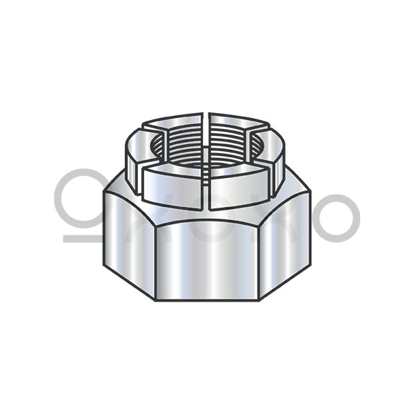 Oxoxo 7/16-20 Flex Type Hex Lock Nut Full Height Light Cadmium and Wax, 100PK 538747 - main