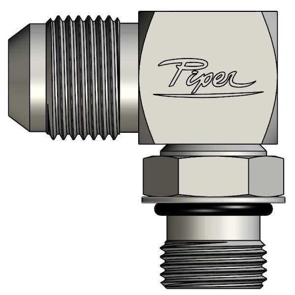 Piper Male JIC to Male O-Ring Boss Adjustable 90 Degree Elbow 5/8in. Male JIC-1/2in. Male O-Ring Boss 0790-10-08 - main
