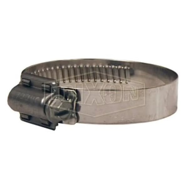 Dixon HTM Hi-Torque Worm Gear Clamp, 4 to 6-8/64 in Clamp, SS Band, 410 SS Bolt, Domestic HP4 - main