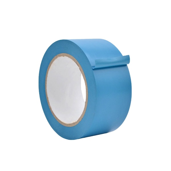 Wod Tape PVC, Ocean Blue, 1.25 inch (31.7mm) W., 6 mil Thickness, 38 PK WOD VTC366-01250-38-36-MBL - main