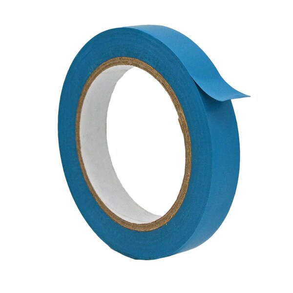 Wod Tape PVC, Light Blue, 3/4 inch (18mm) W., 5 mil Thickness, 64 PK WOD VTC605-00750-64-60-LBL - main