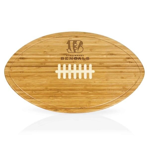 Picnic Time Family Of Brands NFL Cincinnati Bengals - Kickoff Football Cutting Board & Serving Tray 908-00-505-073-2 - main
