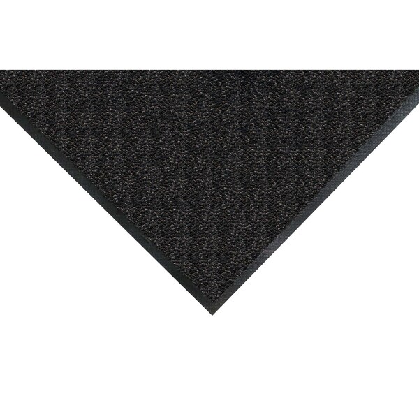 M A Matting MicroLuxx Mat, Brown/Black 4' x 8', Smooth Backing 12014848150 - main