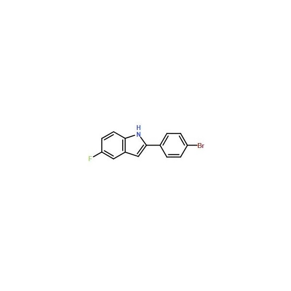 Ak Scientific 2-(4-Bromophenyl)-5-fluoroindole (1g), CAS 885266-74-0 1815AF-1g - main