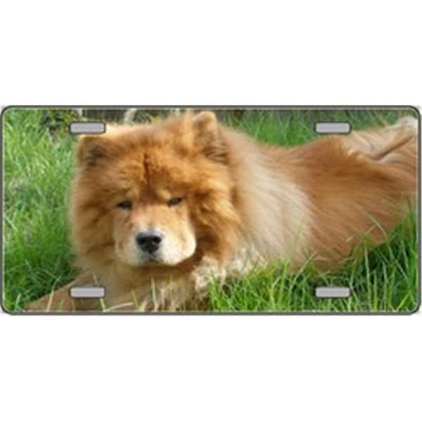Powerhouse Chow Chow Dog Pet Novelty License Plates- Full Color Photography License Plates PO519235 - main