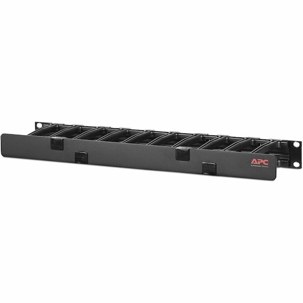 Apc HORIZONTAL CABLE MANAGER, 1U X 4IN DEEP, SINGLE-SIDED WITH COVER AR8602A - main