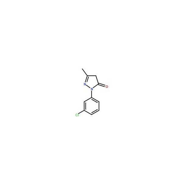 Ak Scientific 1-(3-Chlorophenyl)-3-methyl-1H-pyrazol-5(4H)-one (5g), CAS 90-31-3 0576AB-5g - main