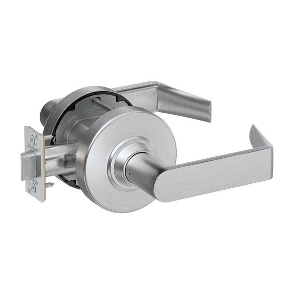 Schlage Grade 1 Passage Cylindrical Lock, Non-Keyed, Rhodes Lever with Rose, Satin Chrome Finish PC10 RHO 626 - main