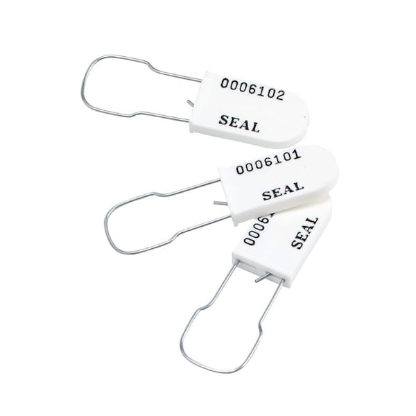 Brady Padlock Plastic Seals, White, 100PK 95174 - main