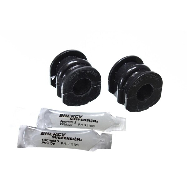 Energy Suspension 21 mm Rear Sway Bar Frame Bushings for 2003-2007 Infiniti G-35 Coupe RWD - Black 7.5127G - main