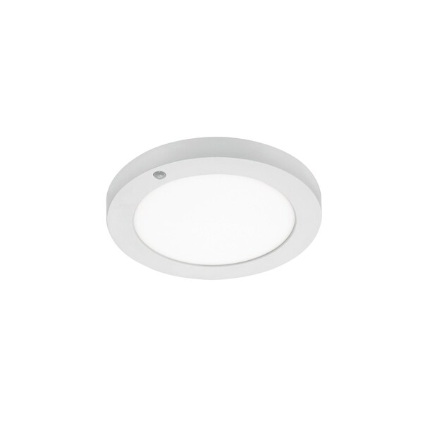 Afx Iris, LED Flush Mount with PIR Sensor, 9"Dia., White IRIF09LAJMVWH - main