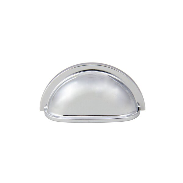 Pride Industrial 3-1/2in Cup Cabinet Pull with 3in Center to Center Polished Chrome Finish P953PC - main