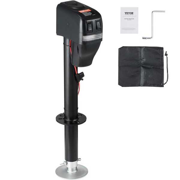 Vevor Electric Trailer Jack 4000 lbs Power Tongue Jack for RV Trailer & Camper EJ3500B - main