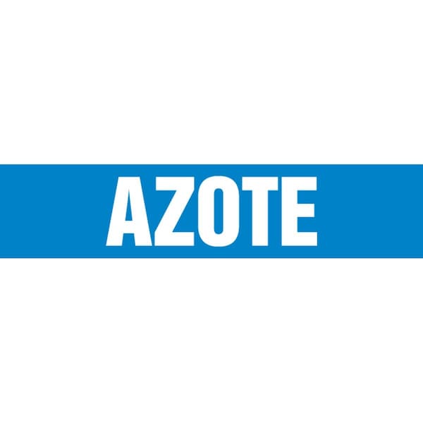 Accuform FRENCH PIPE MARKER AZOTE LANGUAGE CRPK533STC - main