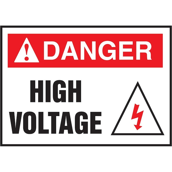 Accuform ANSI DANGER ELECTRICAL SAFETY LABEL LELC176VSP - main