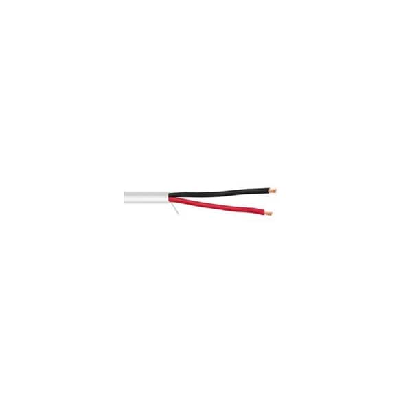 Cable Wholesale 22/2 22AWG 2C Stranded Security Cable, White, 500 ft, Pullbox 10K4-02912SF - main