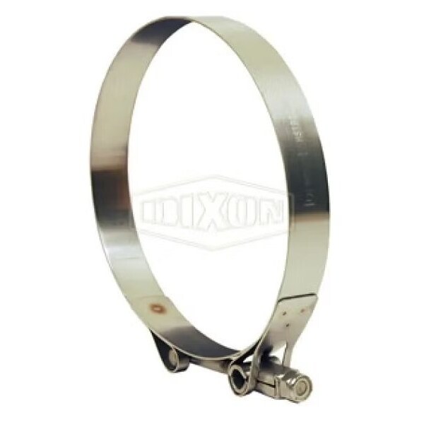 Dixon Heavy Duty T-Bolt Clamp, 3-3/4 to 4-1/16 in Nominal, 0.04 in Thick, 300 SS, Domestic HSTBC400 - main