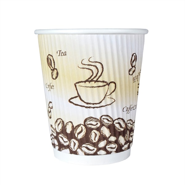 Rdi Ripple Cup Generic Unwrapped 9oz 900cs, 900PK CP-RIP-UW-HB-9 - main