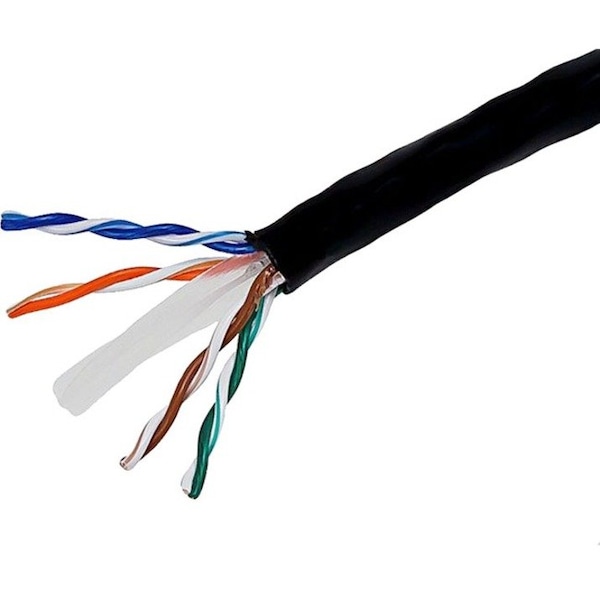 Monoprice 1000FT CAT6 UTP SOLID, CMR, BLACK 8102 - main
